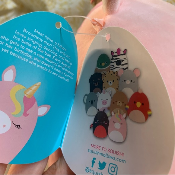 Squishmallow Ilene (7”) Unicorn NWT - Picture 3 of 3